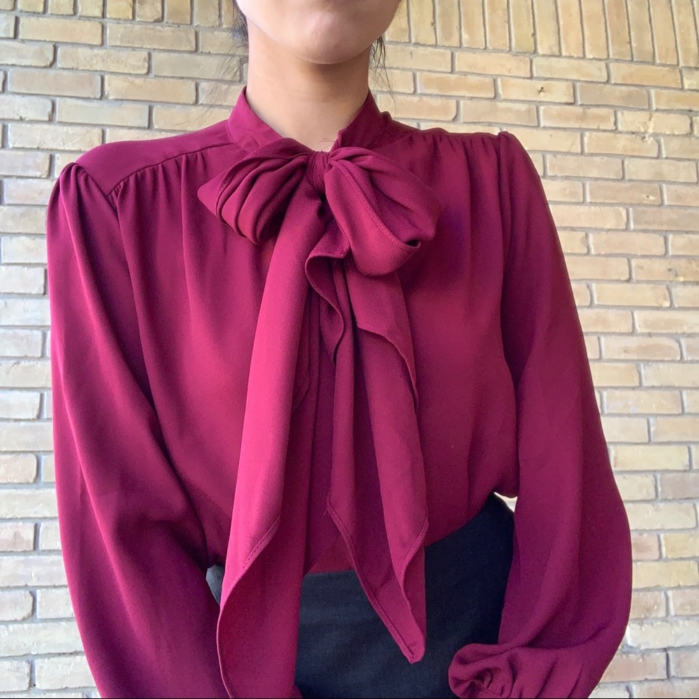 Maroon blouse